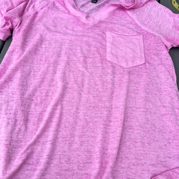 ROCk & REPUBLIC size M Women's T-shirt, pink, short sleeve - Picture 1 of 6